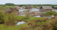 Rybářská osada u Ouidah